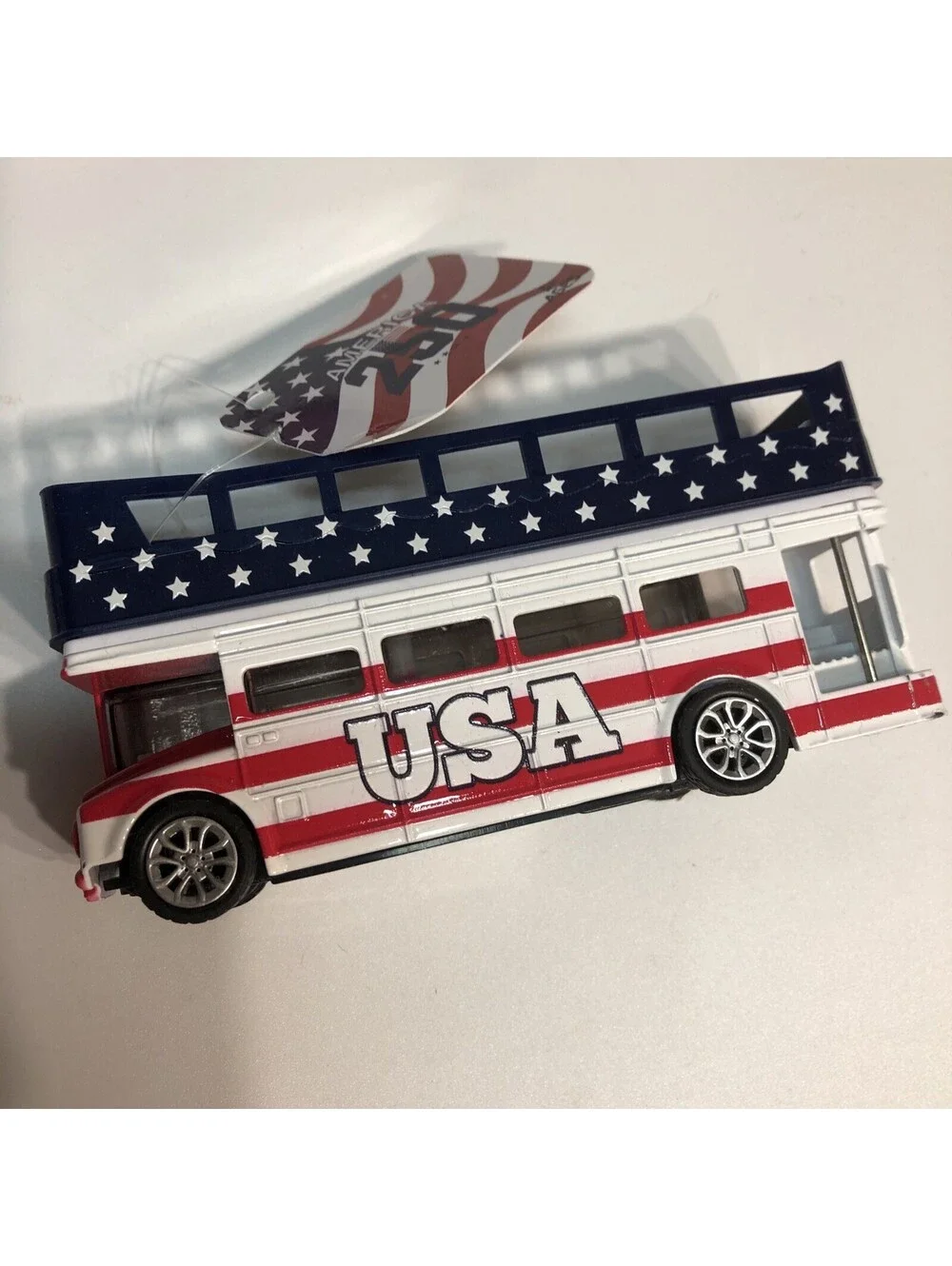 AMERICA 250th BIRTHDAY RARE DIECAST TOUR BUS EAGLE usa tour anniversary